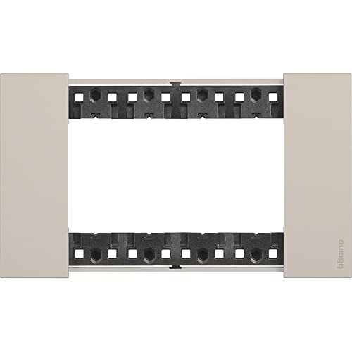 Bticino Ka4804Km Living Now - Placca 4 Moduli, Sabbia, 147.5 X 86 X 20 Mm