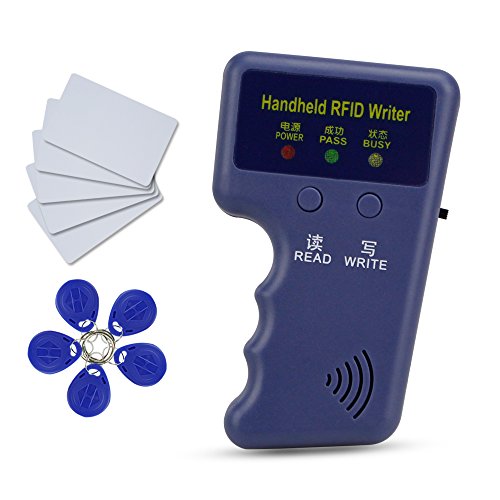 Hfeng Nuovo 125Khz Palmare Rfid Copier Reader Reader Duplicatore Programmatore + 10Pz Em4305 / T5577 Chiave Tag Token