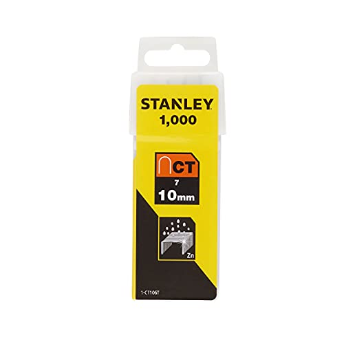 Stanley 1-Ct106T Graffette Tipo 7, Set Di 1000 Pz, 10 Mm