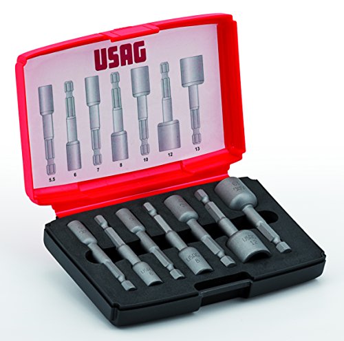 Usag 664 B/S7 U06640015 Assortimento Di Inserti Magnetici A Bussola Per Viti Ad Esagono (7 Pezzi)