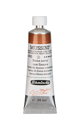 Schmincke Mussini Oils Raw Sienna 35Ml Tube Series 1