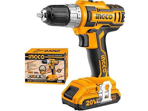 Trapano Avvitatore Batteria Litio 20V - Ingco Cdli20021E