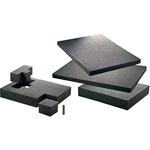 Berger & Schröter 1433383 Toolcraft 1433382-Inserto In Gommapiuma, 300 X 300 X 10 Mm, Giallo