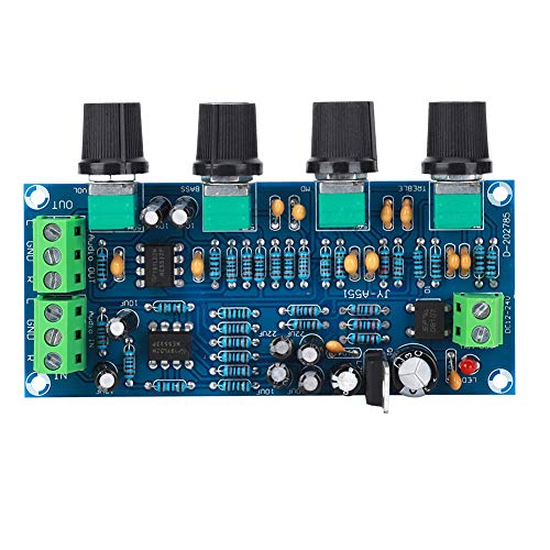 Scheda Amplificatore Ne5532 Scheda Tono Preamplificatore Kit Scheda Controllo Tono Volume Amplificatore Hifi Per Controllo Volume (Scheda)