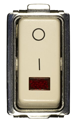 Feb 2015 Interruttore Bipolare Luminoso 16A, Avorio