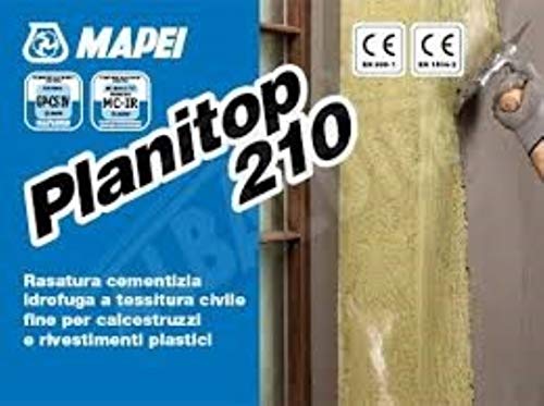 Rasatura Cementizia Idrofuga 25Kg Planitop 210 Mapei-Bianco