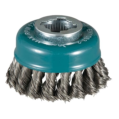 Makita D-73374 X-Lock - Spazzola Metallica Annodata 80 Mm, 0,35 Mm