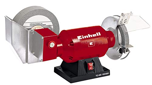 Einhell Tc-Wd 150/200 Smerigliatrice Combinata Da Banco, Rosso