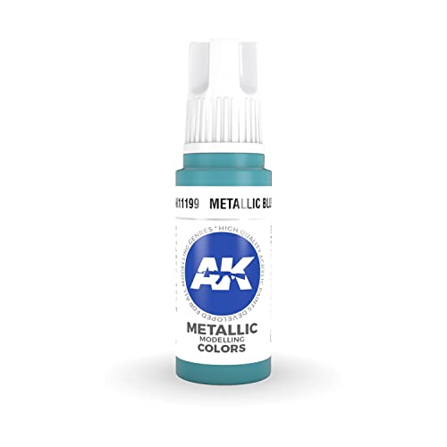 Ak Interactive 3Rd Gen Acrylic Metallic Blue 17Ml