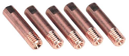 5 Ugelli Guida Filo 6X25 Mm Ø 1,0 Mm Per Saldatrice A Filo Continuo Awelco E Stanley