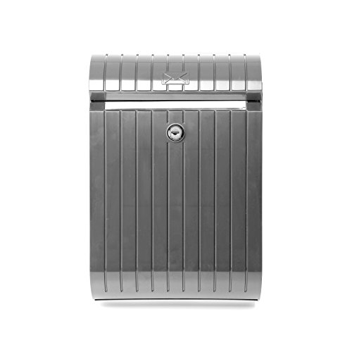 Tatay 44009 Buzón Pequeño Exterior De Gran Resistencia Y Durabilidad Plástico Abs, Gris