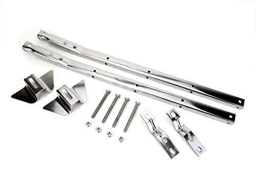 Giussani Rapid Zb059 Coppia Stendibiancheria Balcone Fisso Acciaio Inox Brillantato