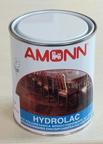 Vernice Poliuretanica All'Acqua Monocomponente Amonn Hydrolac - Lucida, 0,75 L