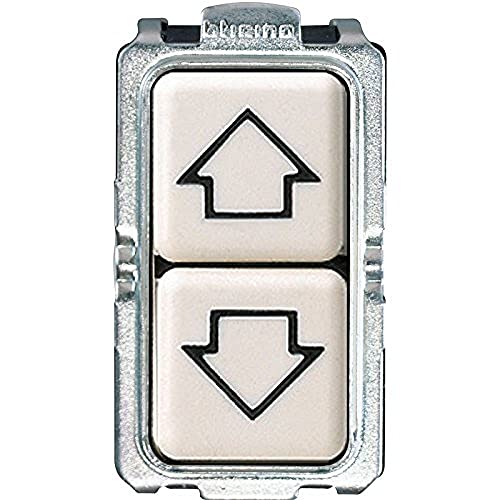 Bticino S5055/1F Serie Magic Pulsante Doppio Con Frecce, 10A, 250 V, Avorio