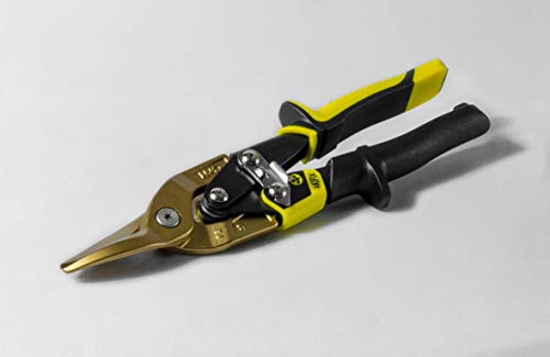 Akifix Nat21001Tbq Cesoia, Taglio Dritto,Lama Cromomolibdeno,Titanio,Manici Ergonomici,Soft Grip
