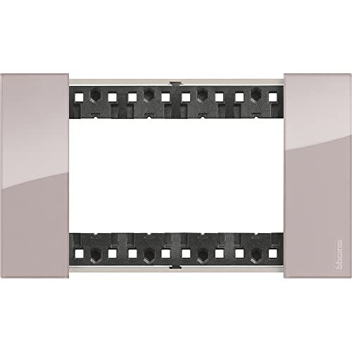 Bticino Ka4804Dm Living Now - Placca 4 Moduli, Aura, 147.5 X 86 X 20 Mm