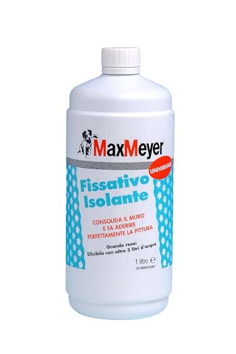 Maxmeyer Fissativo All'Acqua Per Interni Isolante Incolore 1 L