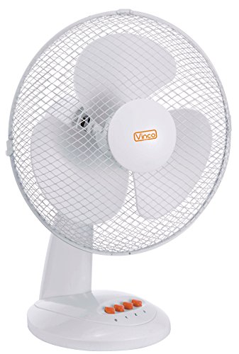 Vinco 70602 Ventilatore Tavolo, Bianco