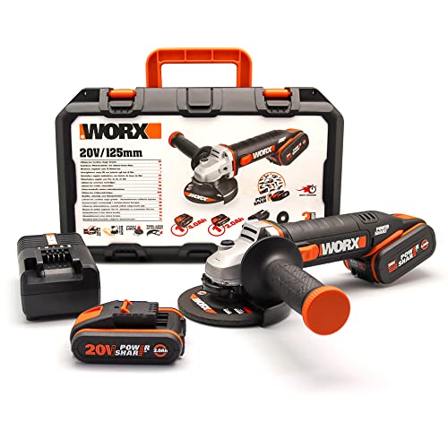 Worx Wx803 Mini Smerigliatrice 125 Mm, Multicolore