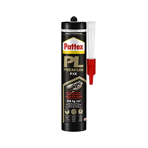 Pattex 1916008 Adesivo Di Montaggio Impermeabile Pl Premium, Bianco, 1 Cartuccia X 460 G
