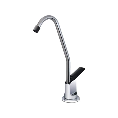 Rubinetto 1 Via Con Leva In Plastica Per Depuratori Acqua. Prodotto Bellerofonte Per Kit Everpure, Depuratori Acqua E Impianti Osmosi Inversa