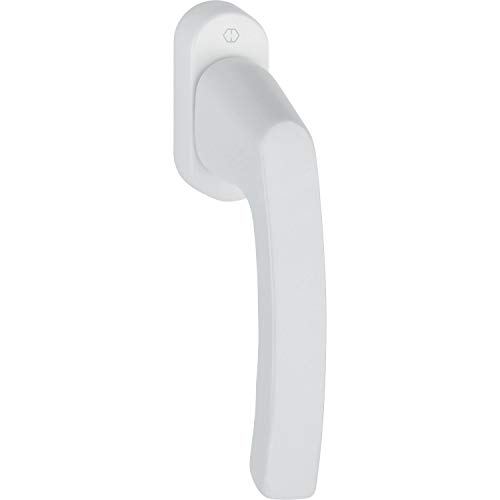 Hoppe 10805988 - Maniglia Per Finestra Liège, Con Viti Nascoste, 7 X 40, Colore: Bianco