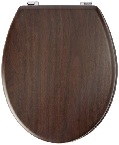 Feridras 183004-B Copriwater, Legno, Noce, 5X37X45 Cm