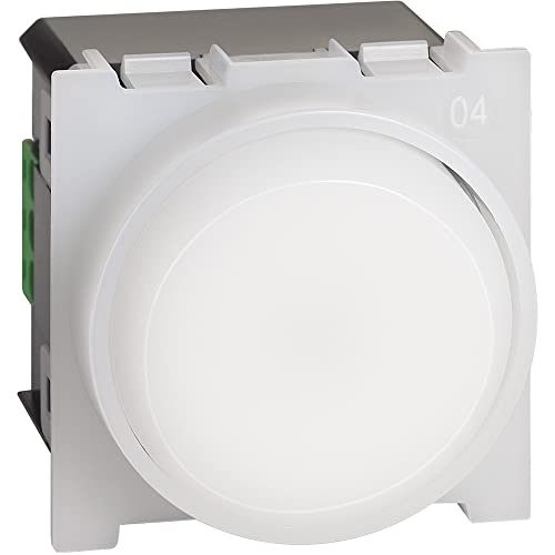 Bticino K4380 Torcia Da Parete Living Now, Lampada Estraibile Ricaricabile E Con Accensione Automatica In Caso Di Blackout, Interruttore On/Off, Luce