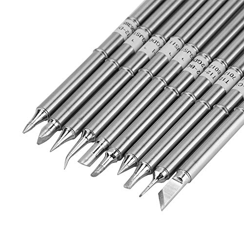 Punta Del Saldatore, T12 Serie Saldatore Punte Di Ricambio Strumento Di Saldatura Punte Per Fx-951 Stazione Di Rilavorazione (10Pcs)