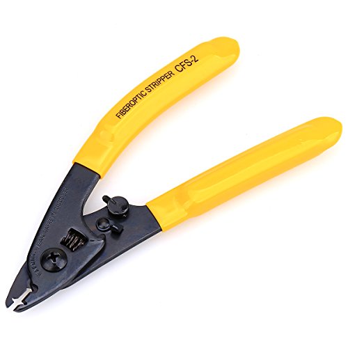 Pinza Spelafili A Doppio Foro Cruiser Clauss N. Cfs-2, Per Fibra Ottica 125 Micron, Lunghezza 16,5 Cm