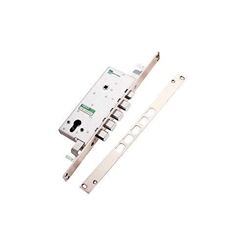 Serratura Da Infilare Triplice Per Porte Blindate Art. 85.140 Dx E 49 - Scatola Mm 193 X 78