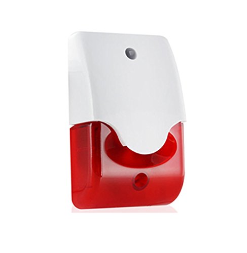 Fp-Tech Fp-Jd-02 Sirena Filare Da Interno Per Antifurto, Bianco