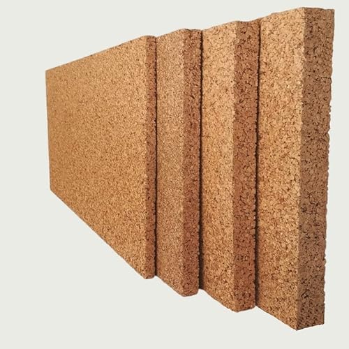 Pannelli Sughero Standard 100X50X3Cm (Pacco 10 Pz) Per Isolamento Termico Acustico Cappotto Interno Esterno
