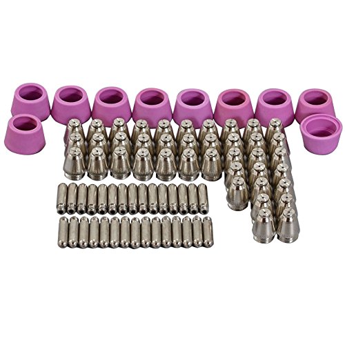 Riverweld Sg-55 Ag-60 Wsd-60 Elettrodo Plasma Ugello Della Punta 1,9 Mm 40Amp Fit Cut-60 Lgk-60 Cutter Al Plasma 80Pcs