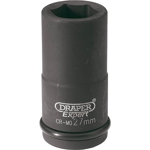 Draper 71908 - Bussola A Percussione 3/4" Hi-Torq A 6 Punti, 27 Mm, Colore: Blu