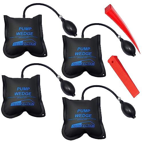 4 Pezzi Cunei Gonfiabili Air Pump Wedge Pompa Ad Aria Per Finestrini Cuneo Cuscino Sollevatore Pneumatico Gonfiabile Portatile Per Installazione Monta