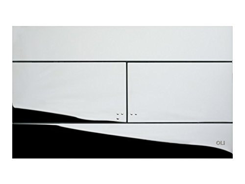 Oliver International Srl - Placca Slim 2 Tasti Cromo Lucido X Cassetta Incasso Oli74 Oliver