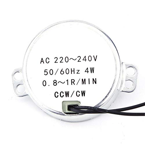 Synchronmotor 50/60Hz Frequenz Ac 220~240V Drehbar Getriebemotor Cw/Ccw 4W Mikrowelle(0,8-1Rpm)