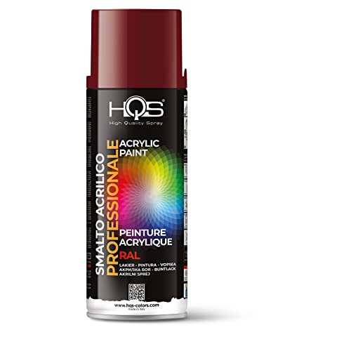 Hqs Bomboletta Di Vernice Spray Acrilica Colori Ral (Ral 3004 Rosso Porpora)
