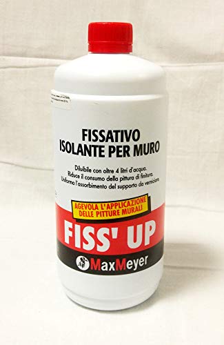 Fissativo Isolante Per Muri "Fiss'Up" Max Meyer 1 Lt, Bianco