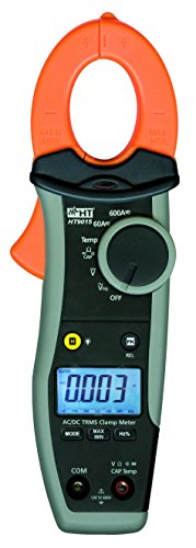 Ht-Instruments, Amperometro Digitale 600A Ac/Dc Trms, Cat Iv 600 V, Ht9015