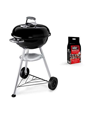 Weber Compact Kettle 47 Cm + Bricchetti 2 Kg Omaggio
