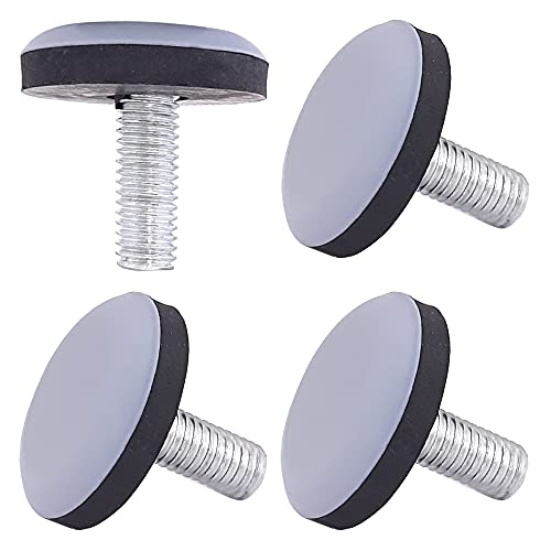 Cyclingcolors 4X Piedini Piedi Mobili Teflon Regolabile Piede Ptfe Tondo Tavolo Protezione Pavimento Filtrini (M8)