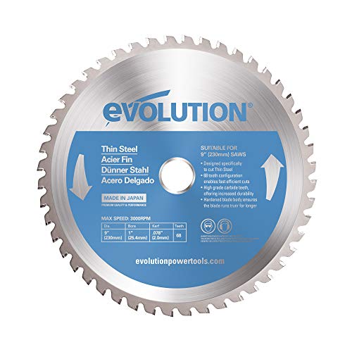 Evolution Power Tools, Lama Di Taglio In Acciaio Inox, 230Bladets