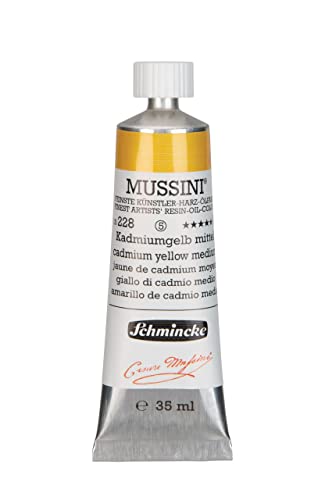 Schmincke Mussini Oils Cadmium Yellow 2 Middle 35Ml Tube Series 5
