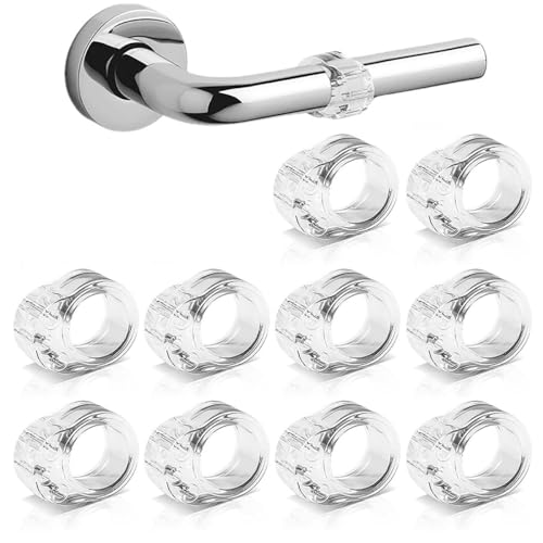 Fermaporte Per Maniglie In Pvc Fermaporta Maniglia Ferma Finestra,10 Pezzi Porte Interne Ferma Anello Silicone Ferma Porta Gommini Paracolpi Protezion