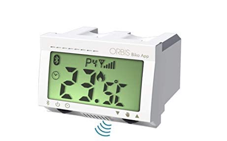 Orbis Biko App Bianco Cronotermostato Settimanale Incasso Bluetooth Batterie