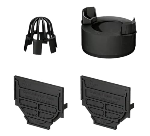 Aco Self® Aco Hexaline 2.0 - Set Di Accessori, Colore: Nero