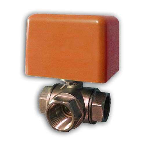 Fp-Tech - Fp-R02-Vt02 Valvola Deviatrice Motorizzata Per Solare Termico Acqua Calda Caldaioa 3/4"