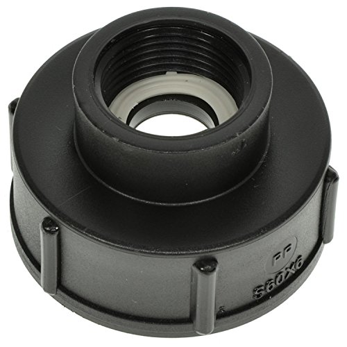 Raccordo Femmina/Femmina Per Cisterna In Polipropilene. Completo Di Guarnizione In Epdm. Campi D'Applicazione: Industriale, Cantieristico, Agricoltura